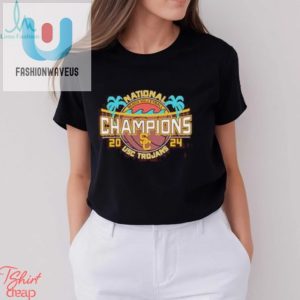 Serve Up Some Laughs With This Usc 2024 Ncaa Beach Vb Champs Tee fashionwaveus 1 3