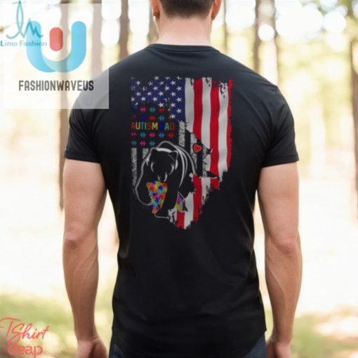 Celebrate Autism Dads Love With This Usa Flag Zoo Shirt fashionwaveus 1 1