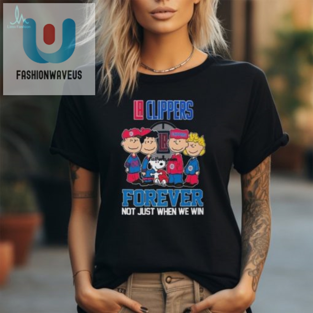 Snoopy  The Peanuts La Clippers Forever Tee  Win Or Lose We Snoopydoo
