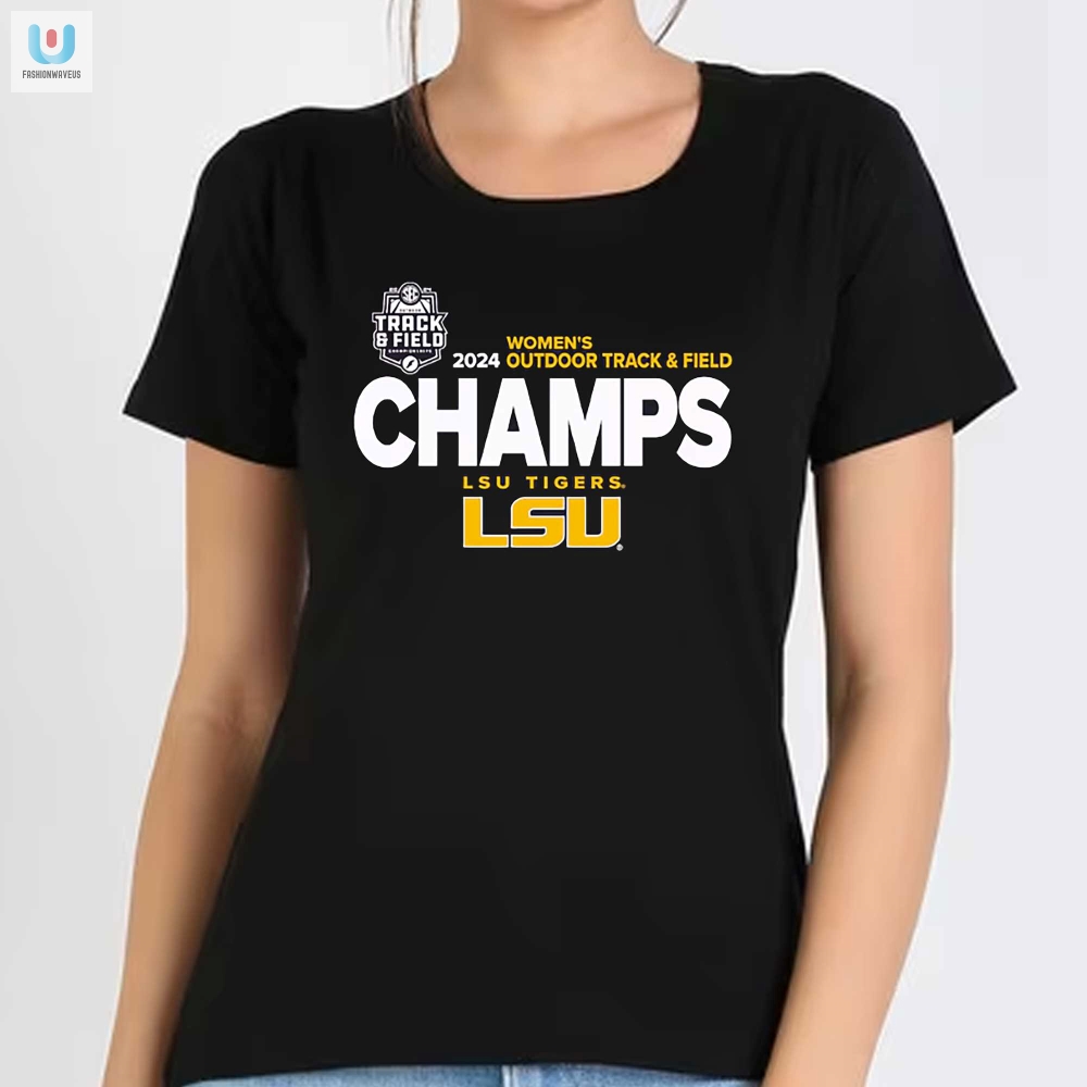 Unstoppable Champs Lsu Tigers 2024 Sec Womens Track Tee
