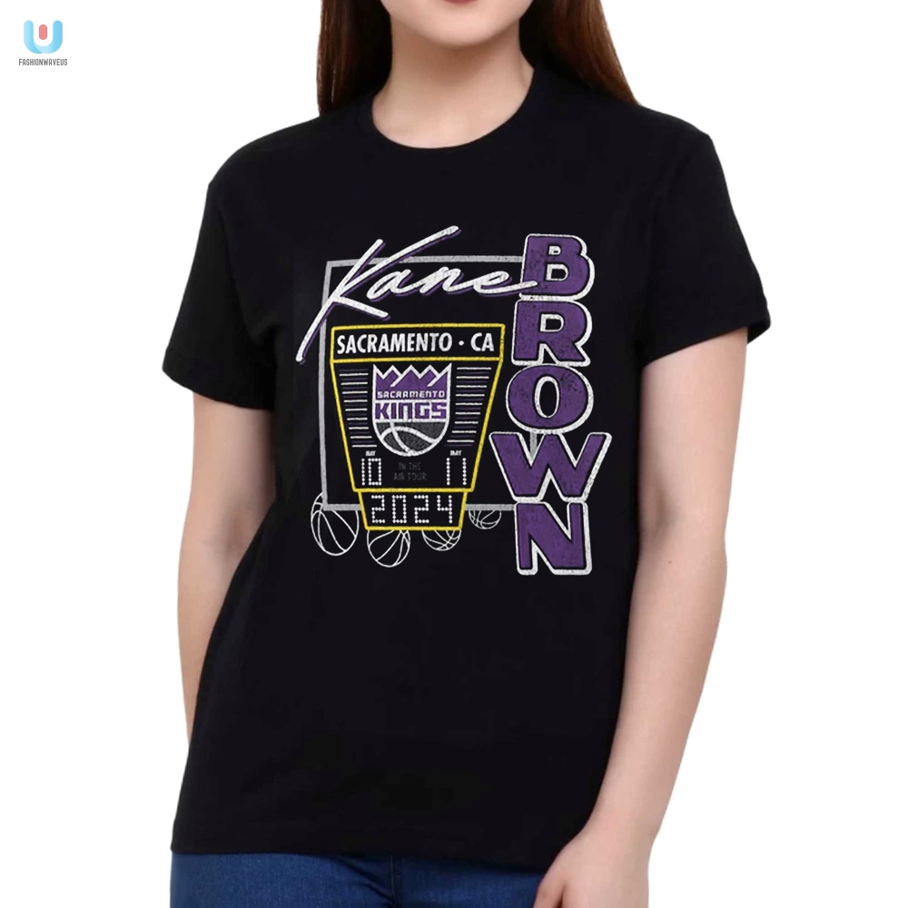 Rock Out With Your Blonde Streak Out In This Kane Brown X Sac Kings Tee