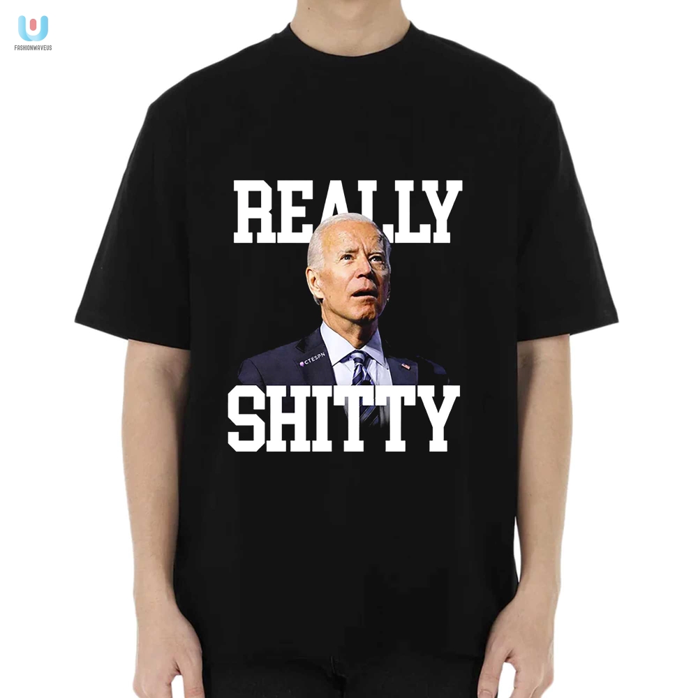 Joe Biden Really Shitty Shirt Presidential Poop Tee fashionwaveus 1