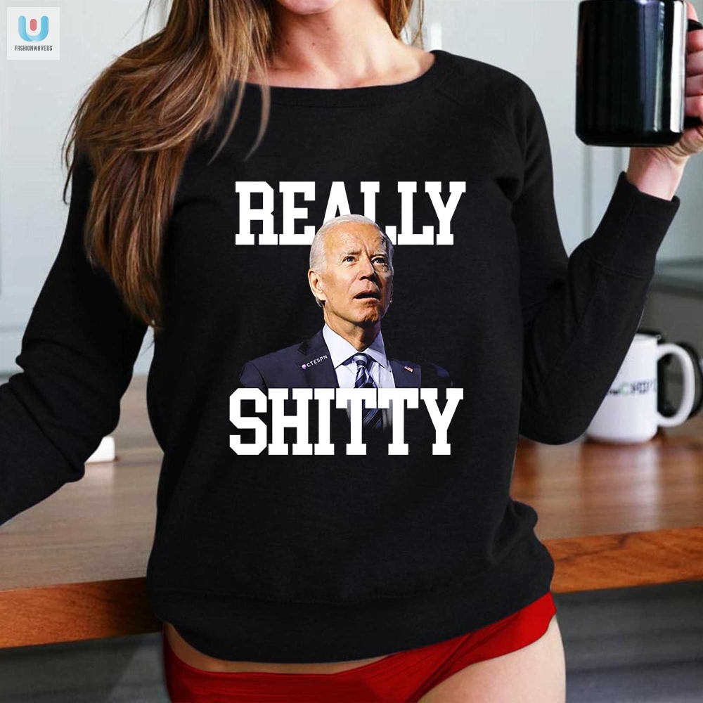 Joe Biden Really Shitty Shirt Presidential Poop Tee