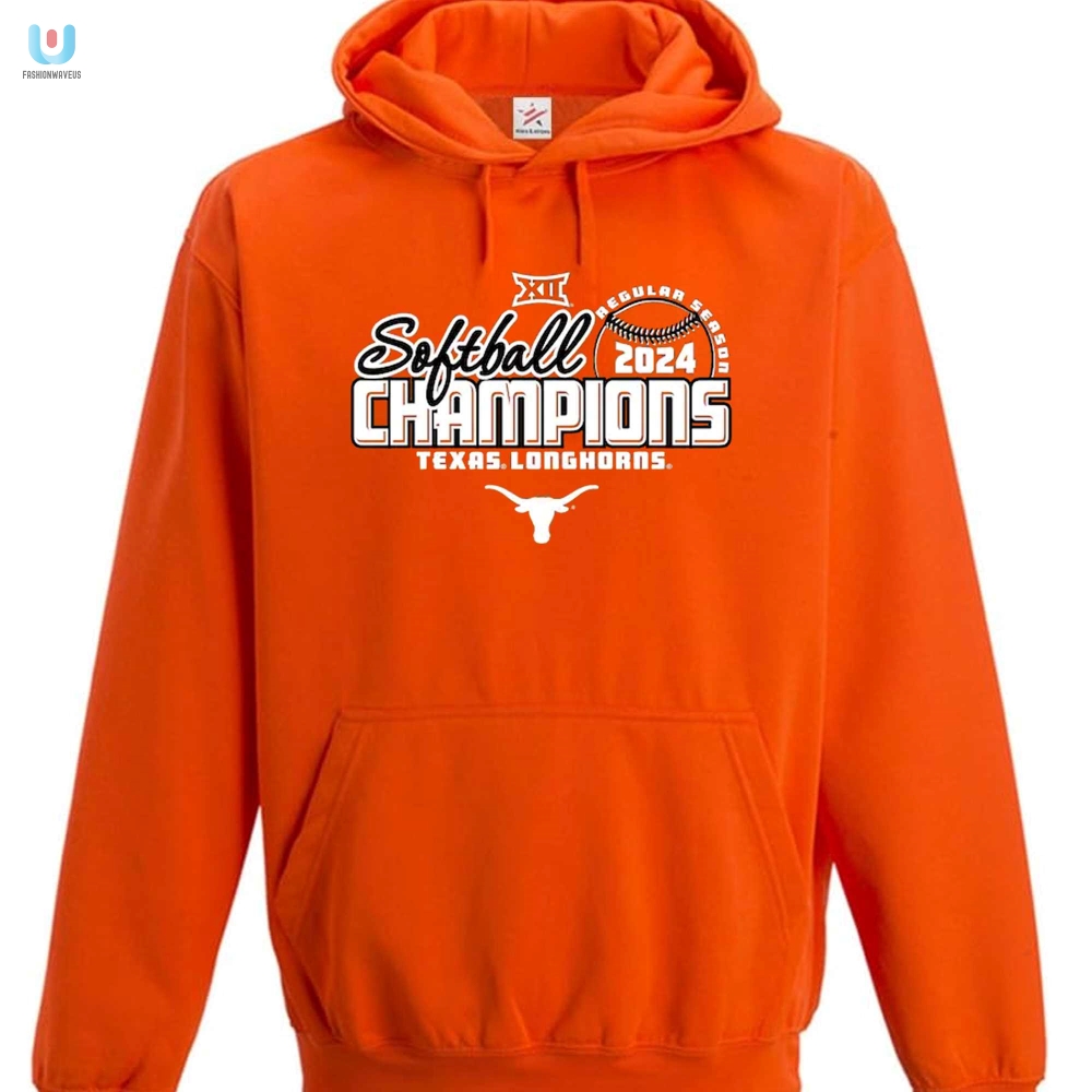 Score A Home Run With The Longhorns 2024 Big 12 Softball Champs Tee