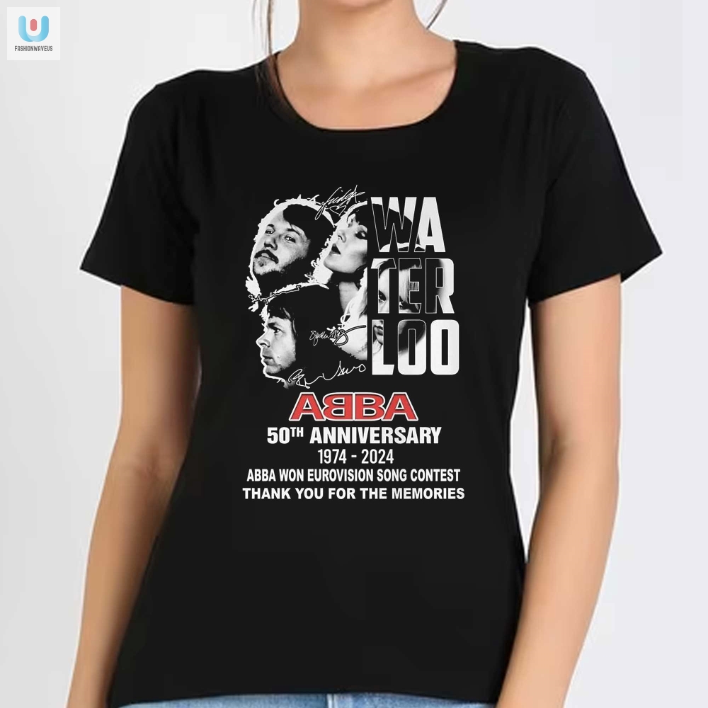 Abbasolutely Fabulous Celebrate 50 Years Of Waterloo Wins With Our Eurovision Tshirt