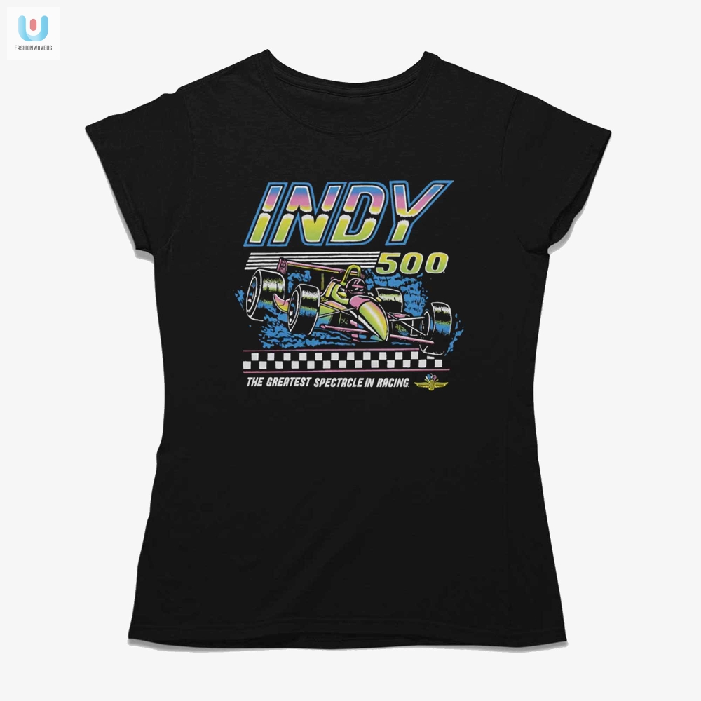 Rev Up Your Style With This Indy 500 Neon Tee