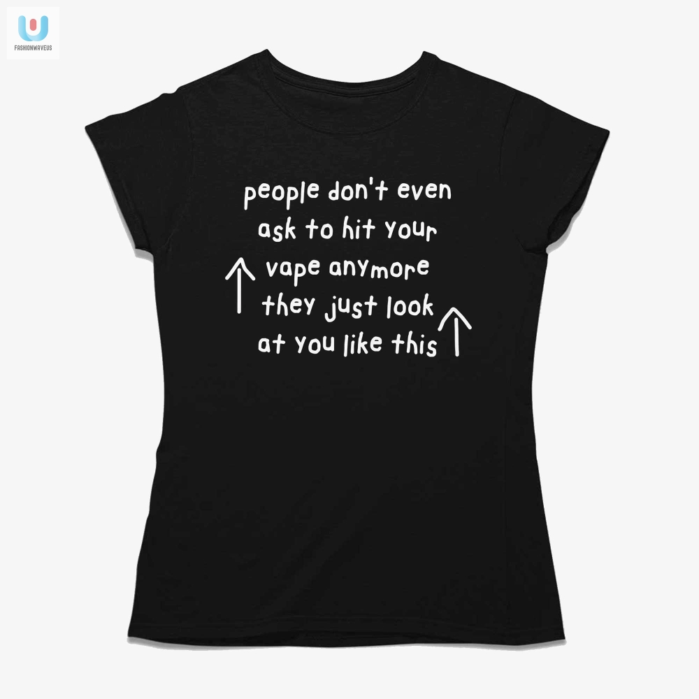 Vaping Confidence People Stare Not Share Tee