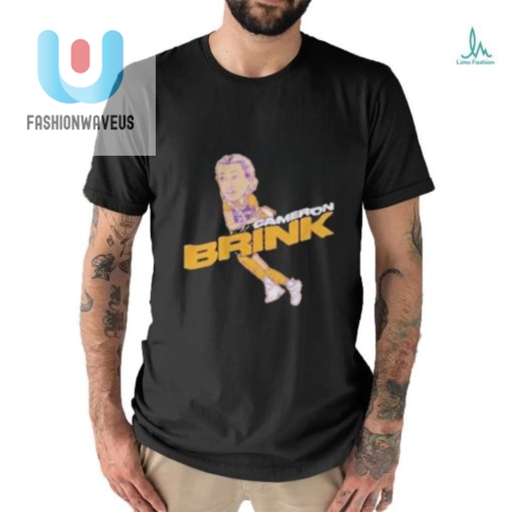 Cameron Brink Caricature Tee Laughing All The Way To California