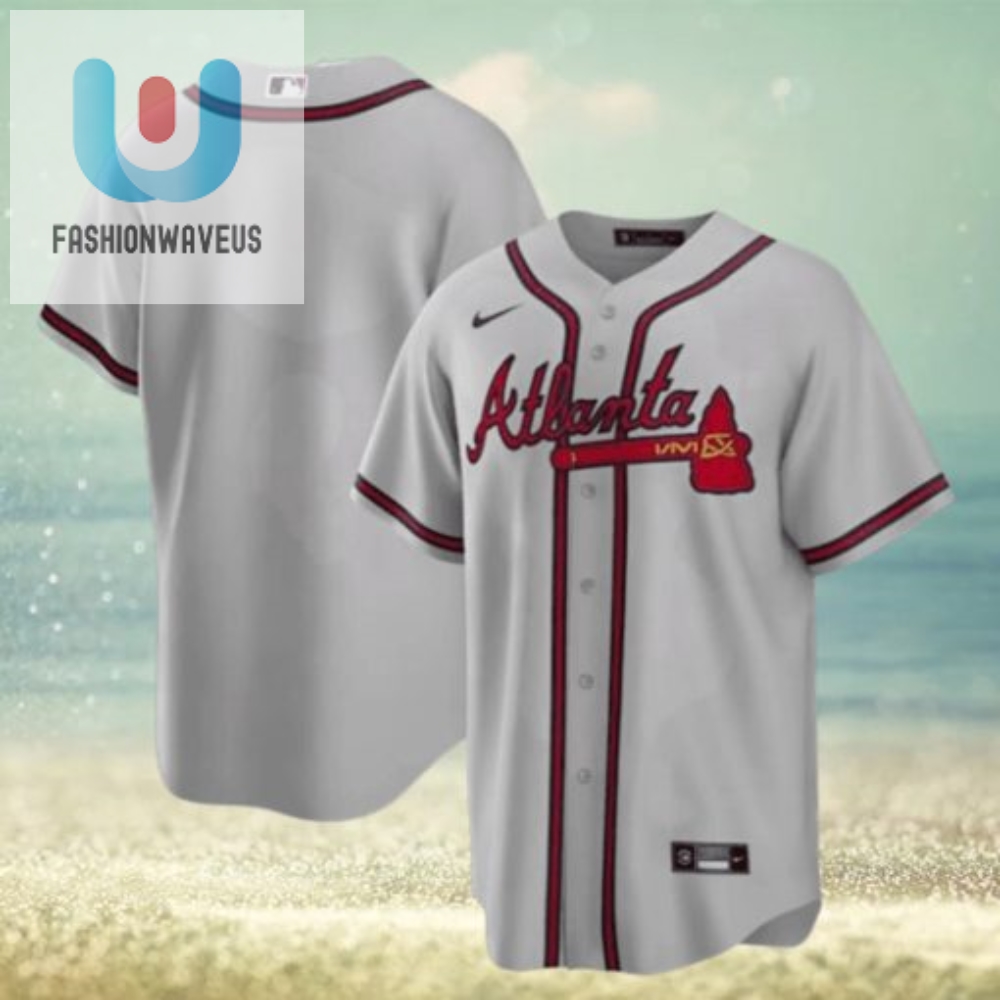 Score Big With Atlanta Braves Nike Replica Jersey  Look Like A Pro