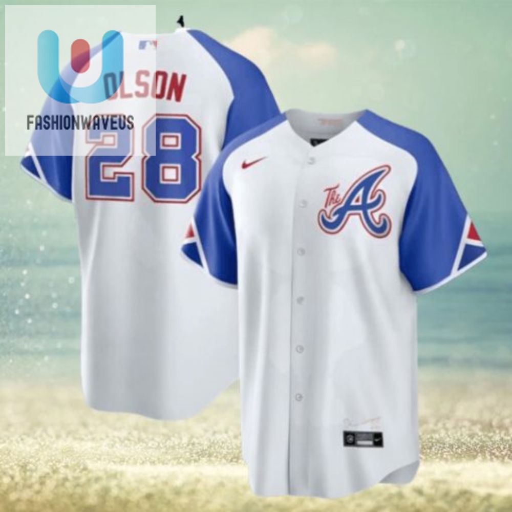 Score Big With The Olson 28 Atlanta Braves City Connect Jersey