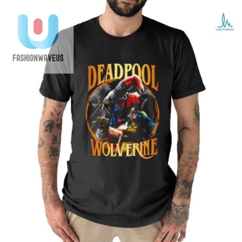 Deadpool Vs Wolverine Unisex Tee Merc With A Mouth Meets Clawslashing Mutant