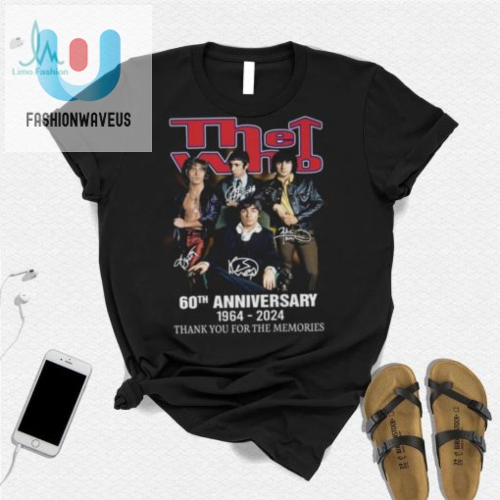 The Who 60Th Anniversary Shirt Thank You For The Memories