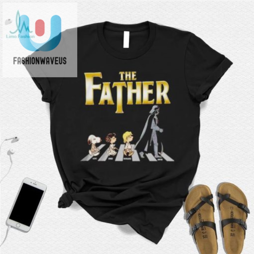 Snoopy The Mandalorian Abbey Road Fathers Day Shirt May The Dad Jokes Be With You