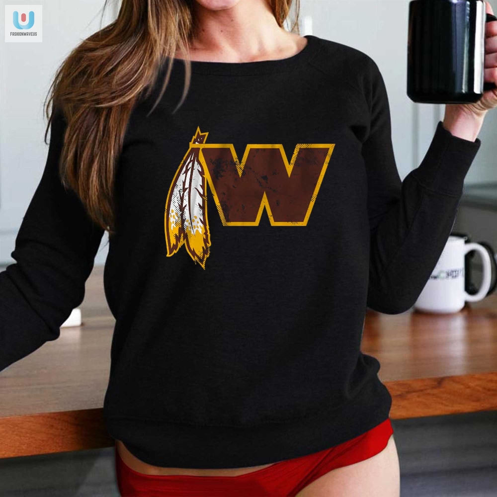 Wacky Washington Football Fan Feather Shirt