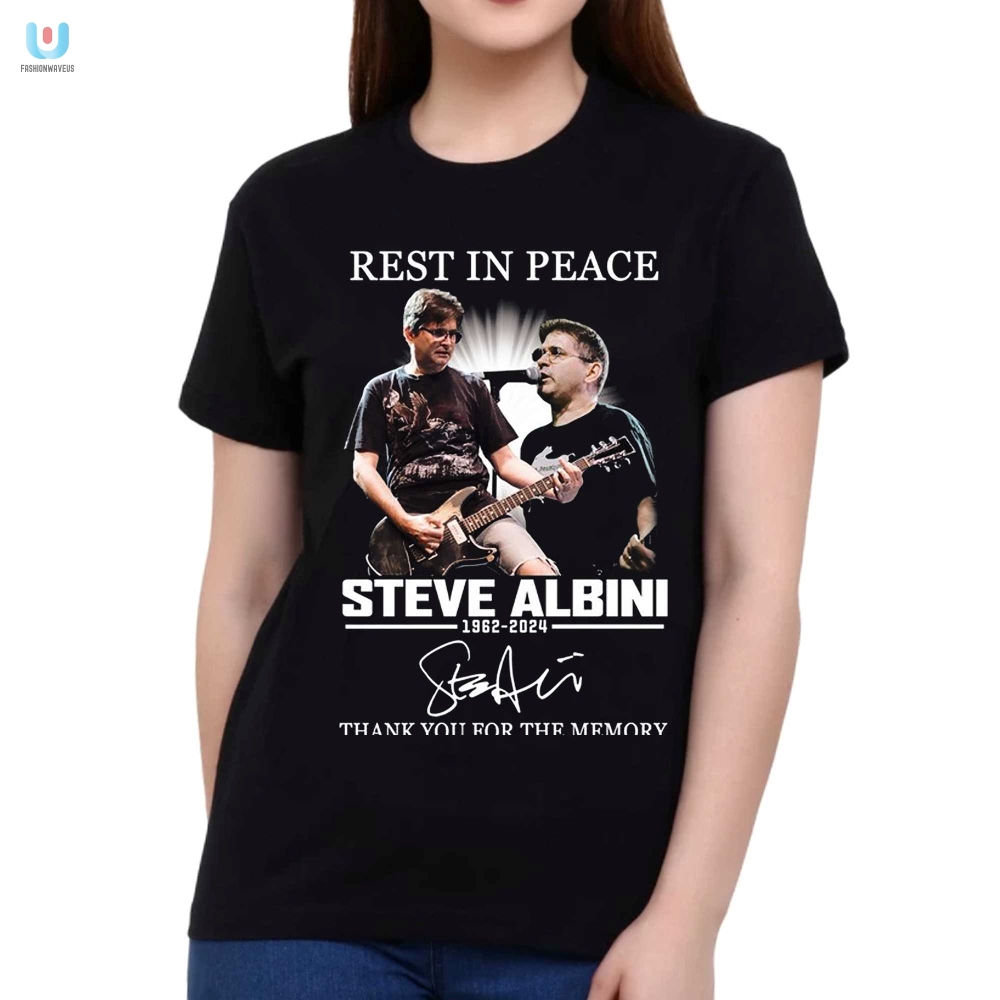 Steve Albini Tribute Tee R.I.P 19622024 Thank You  Surviving Memories