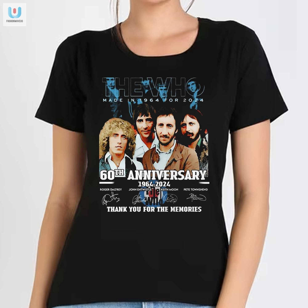 The Who Made In 1964 Tshirt Celebrating 60 Years Of Rocking Out 