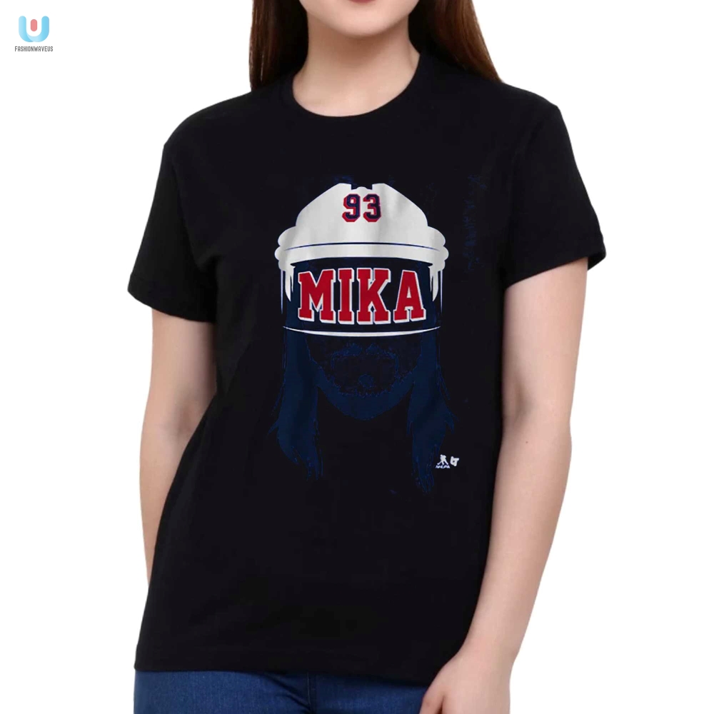 Mika Zibanejad Blank Face Tee Perfect For Poker Nights