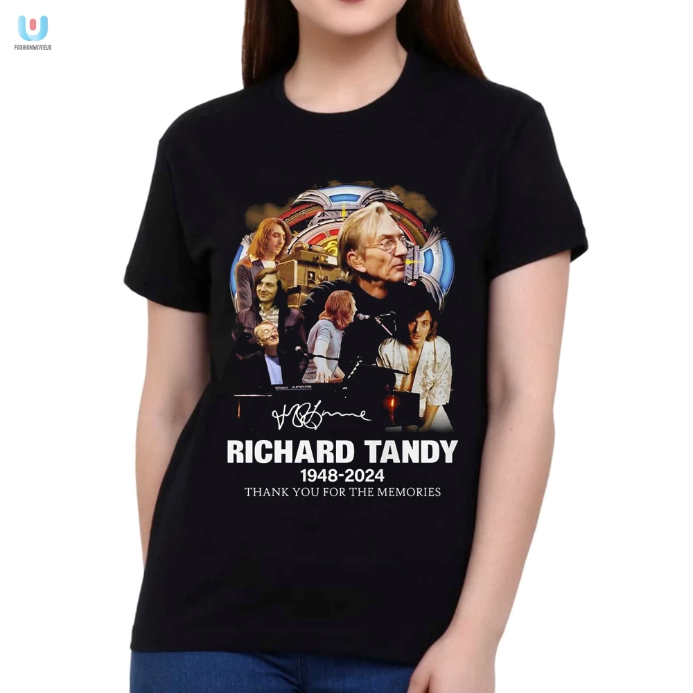 Richard Tandy Thank You Tshirt The Ultimate Tribute Tee
