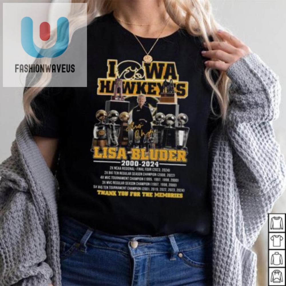 Iowa Hawkeyes Lisa Bluder Shirt 24 Years Of Memories
