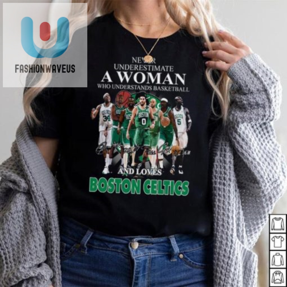 Basketball Lovin Boston Chick Tee Dont Mess With Her Game