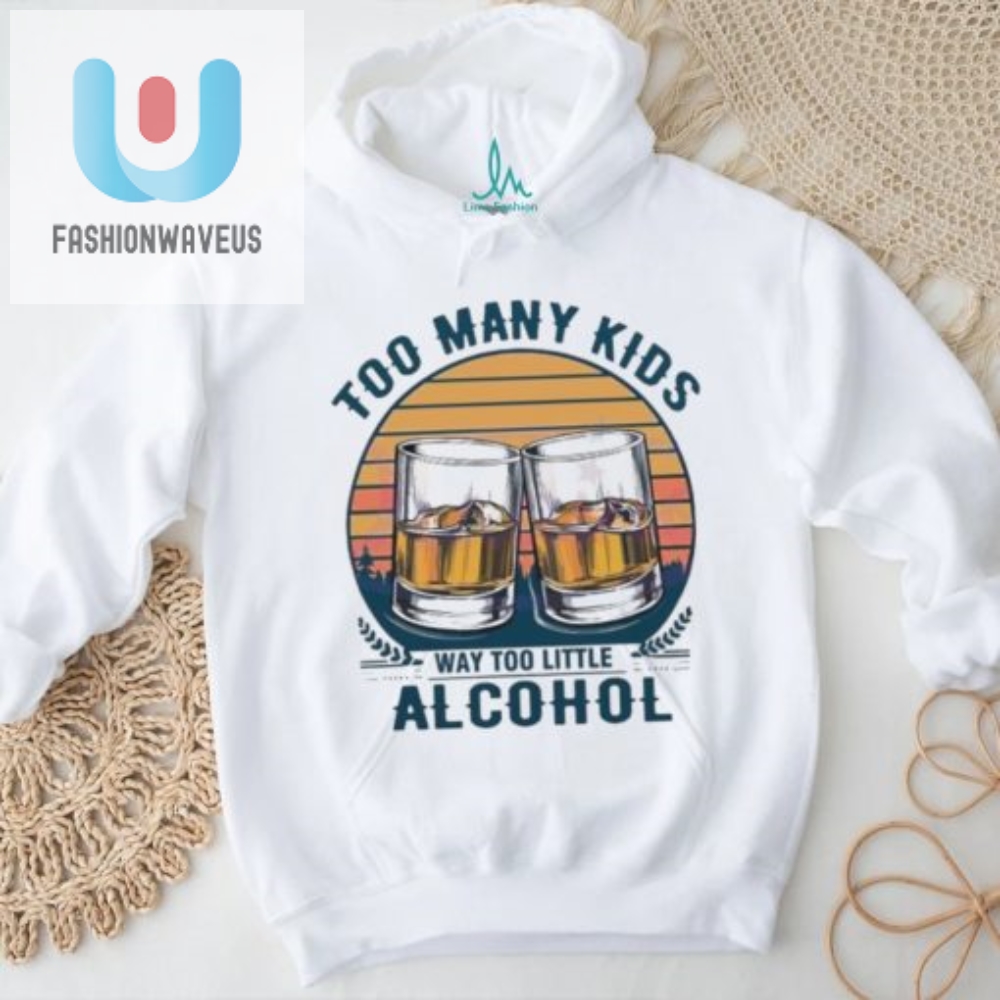 Fathers Day 2024 Shirt Kids Outnumbered Alcohol In Short Supply