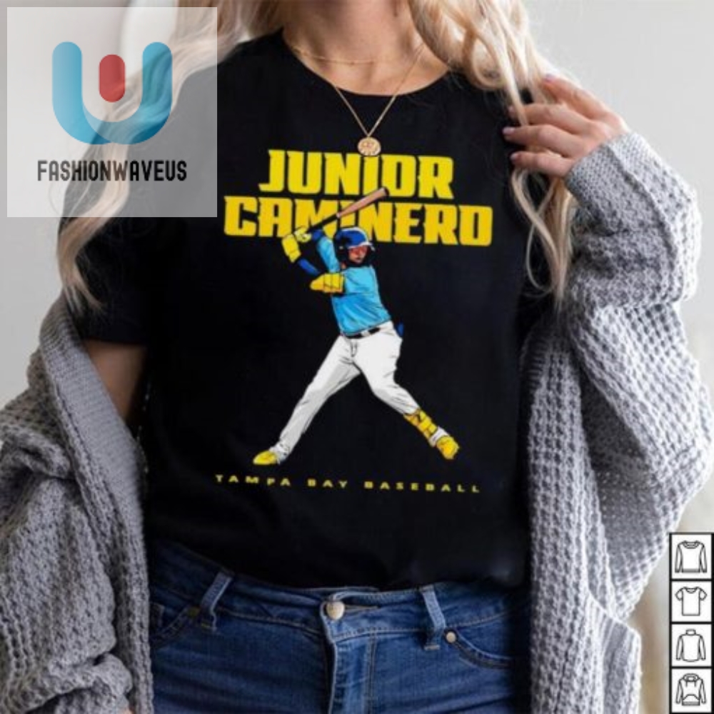 Swing For The Fences With Tampa Bay Rays Junior Caminero Shirt