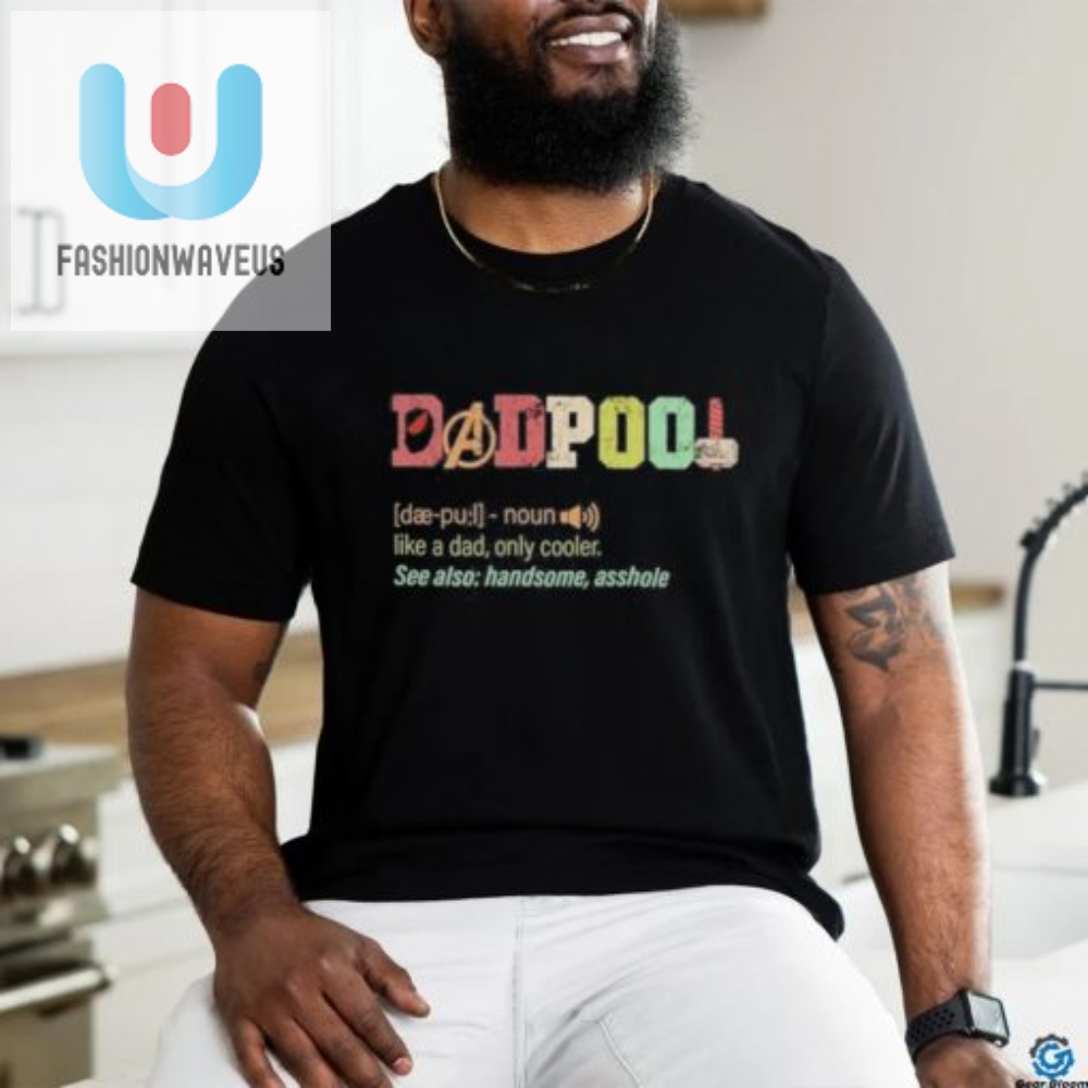 Deadpool Dadpool Cooler Dad Tee