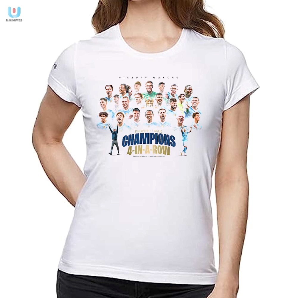The City Slickers 4Time Premier League Champs Tee