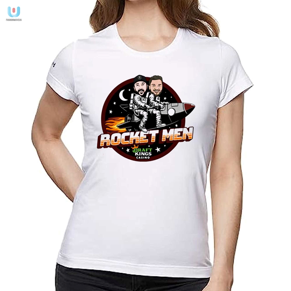 Get Ready To Blast Off With Draftkings X Rocket Men Shirt