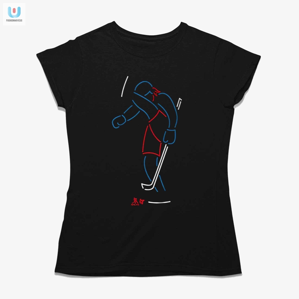 Get Lit With Panarin Neon Goal Celebration Tee