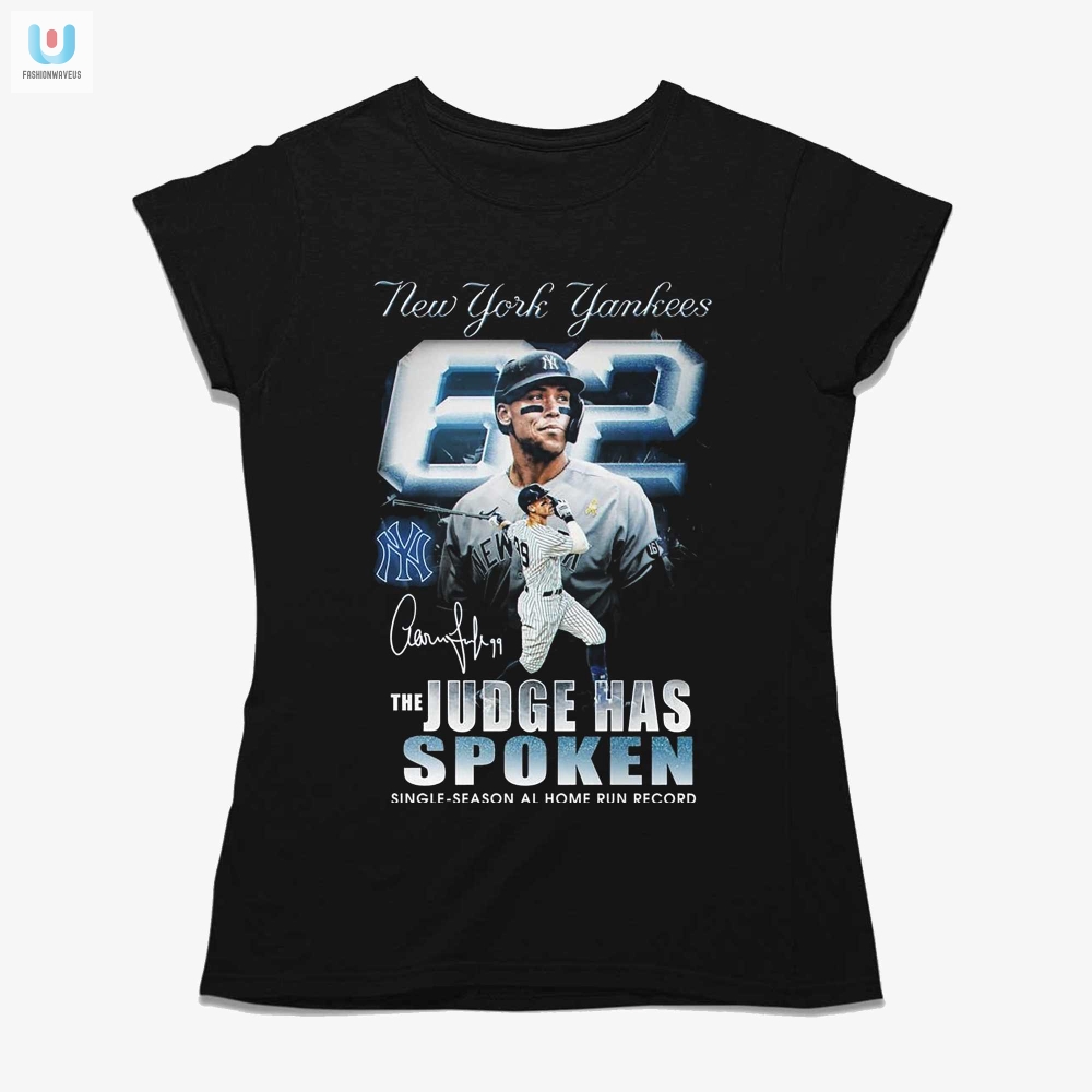 The Judge Rules Yankees Al Hr Record Shirt