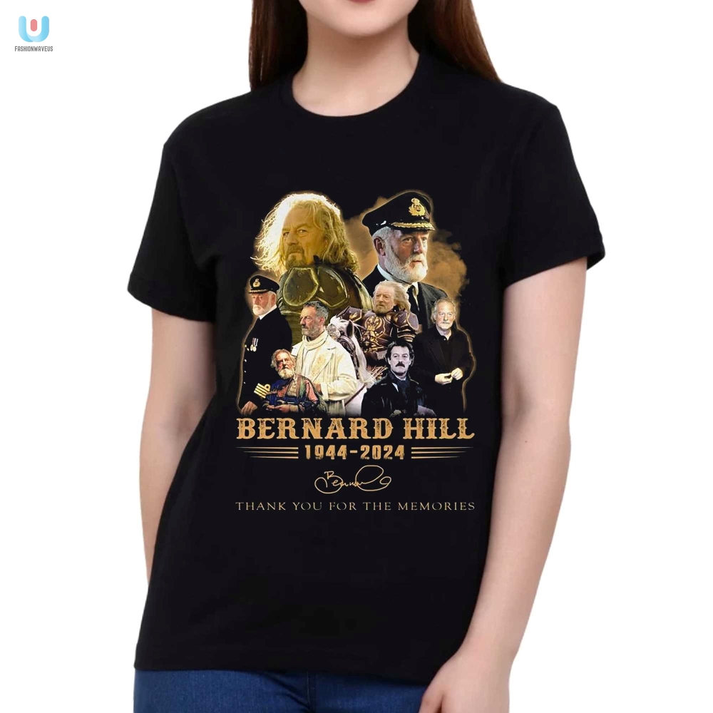 Vintage Vibes Bernard Hill 19442024 Funny Farewell Tee