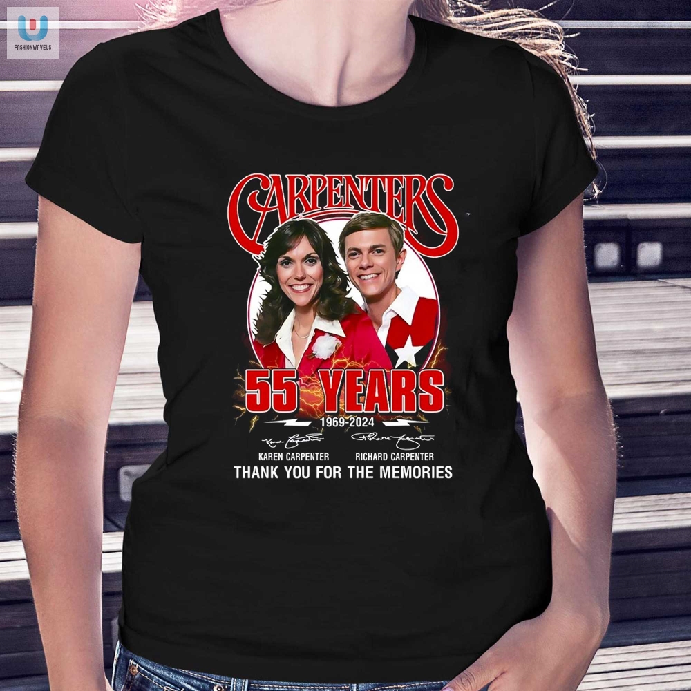 The Carpenters 55 Years Tee Nailing Memories Since 1969