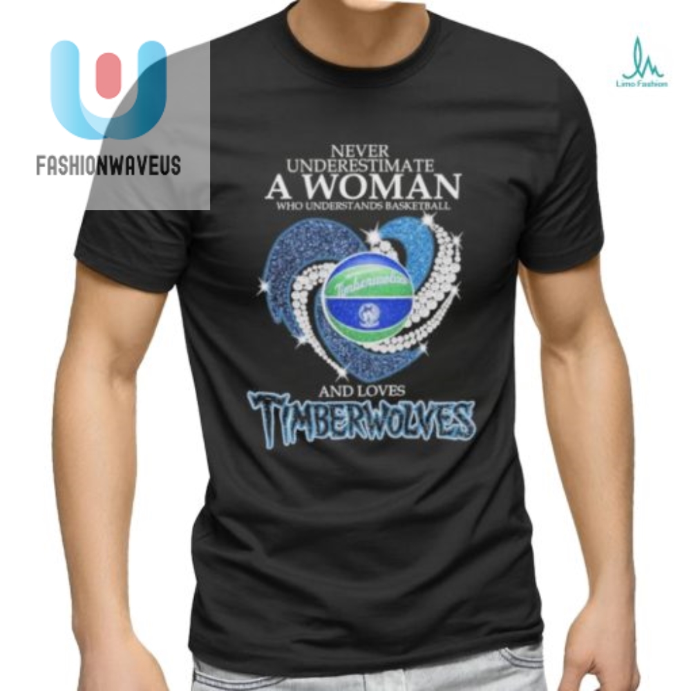 Funny Womens 2024 Timberwolves Shirt Unique Basketball Fan Tee