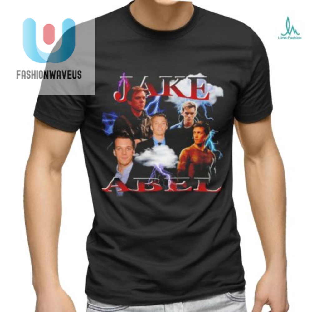 Jake Abels 90S Shirt Nostalgia With A Humorous Twist