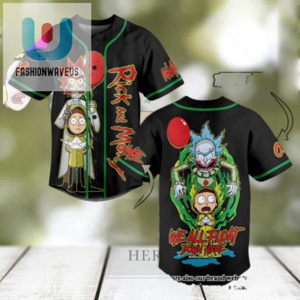 Rick And Morty Baseball Jersey  Alien Swag Unleashed