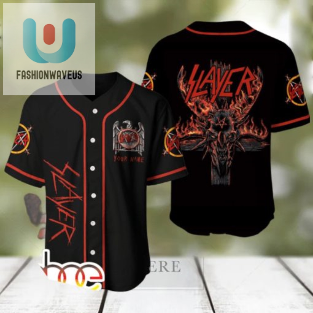 Get Slayed In Style Personalized Slayer 2024 Jersey