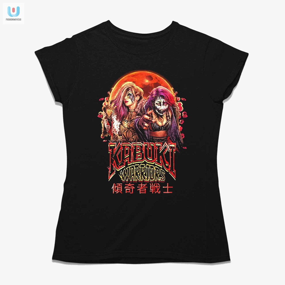 Lolworthy Kabuki Warriors Blood Moon Tee  Shop Unique Fun