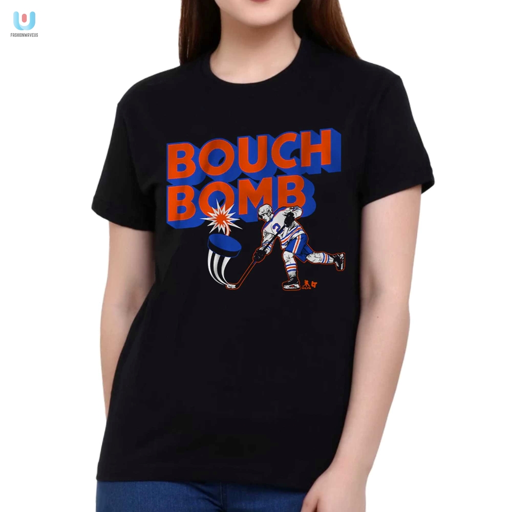 Score Laughs With The Evan Bouchard Bouch Bomb Shirt