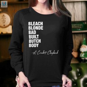 Quirky Bleach Blond Butch Tee Crockett Clapback Humor fashionwaveus 1 3