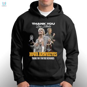 Funny Lisa Bluder Iowa Tshirt Memorable Hawkeye Thank You fashionwaveus 1 2