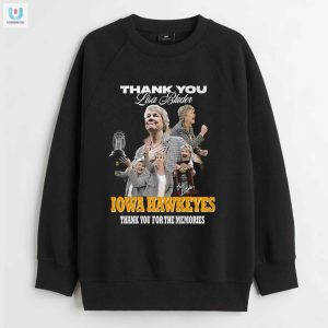 Funny Lisa Bluder Iowa Tshirt Memorable Hawkeye Thank You fashionwaveus 1 3