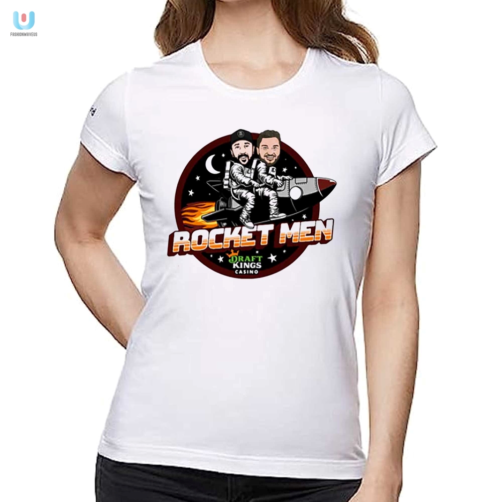 Blast Off In Style Draftkings X Rocket Men Shirt  Unique  Fun