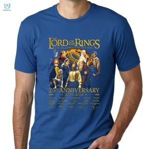 Lotr 25Th Anniversary Tee Laughs Nostalgia In Every Stitch fashionwaveus 1 3