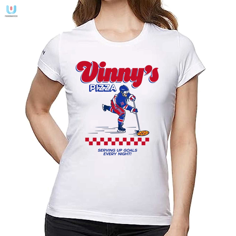 Score Big With Vinnys Pizza Goalscoring Shirt  Hilarious Tee