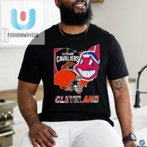 Cleveland Sports Map Tee Where Logos Play For Laughs fashionwaveus 1 3