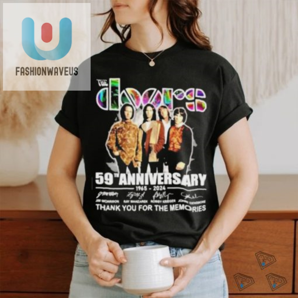 59Th Anniversary The Doors Tee  Hilariously Memorable