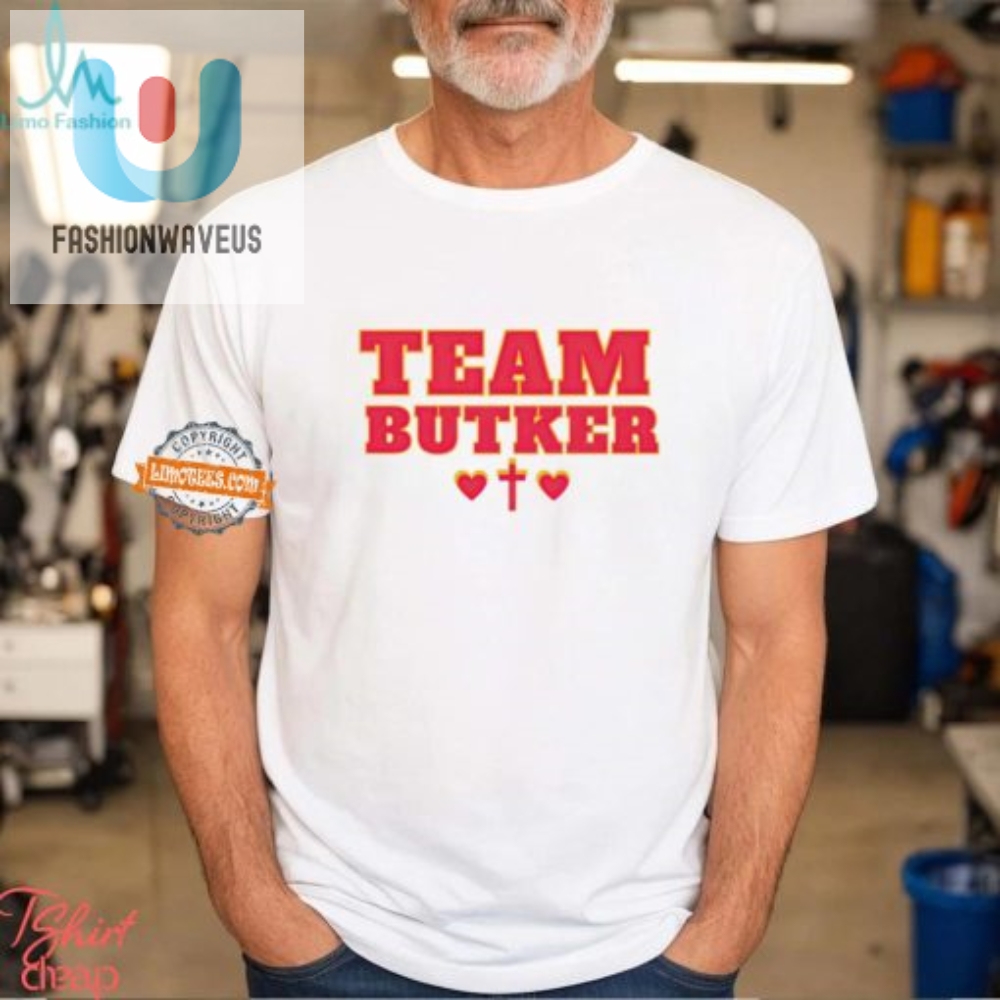Score Big Laughs With Team Butker Mini Heart Chiefs Shirt