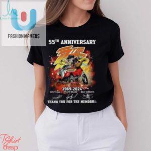 Rock Your Anniversary Zz Top 55 Years Of Cool Tshirt fashionwaveus 1 3