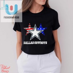 Get Starspangled Laughs Dallas Cowboys 3 Stars Logo Tee fashionwaveus 1 3